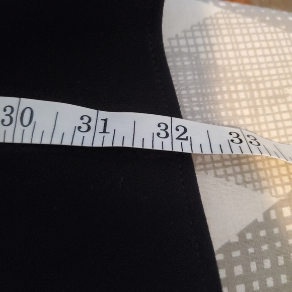 RACHEL Zoe Dropped Waist Dress Womens XS‎ Black Zippered Boat Neck Ruffle Hem - Picture 12 of 14